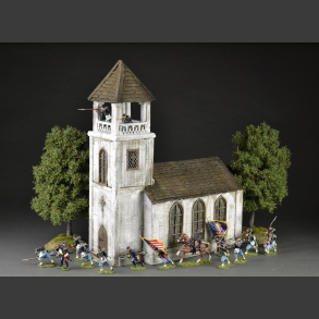 North American white wooden church