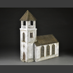 North American white wooden church