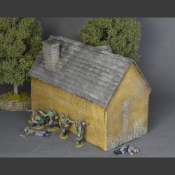 House bombed and shelled...