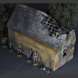 House bombed and shelled...