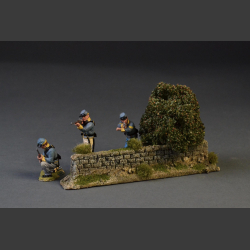 Stone wall with bush (only 1 in stock)