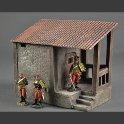 Half-timbered shed 