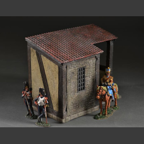 Half-timbered shed 