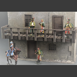 House with balcony 