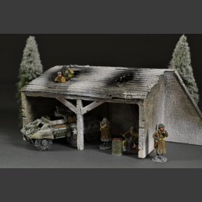 Barn in winter version