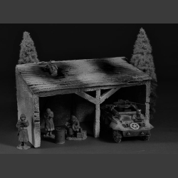 Barn in winter version
