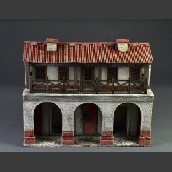 Roman "Tabernae" two-story storefront,