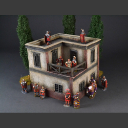 Roman two-story mansion