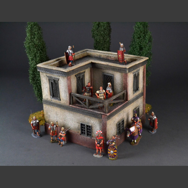 Roman two-story mansion