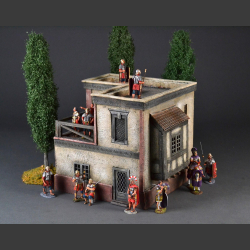 Roman two-story mansion