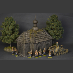 Eastern European wooden church