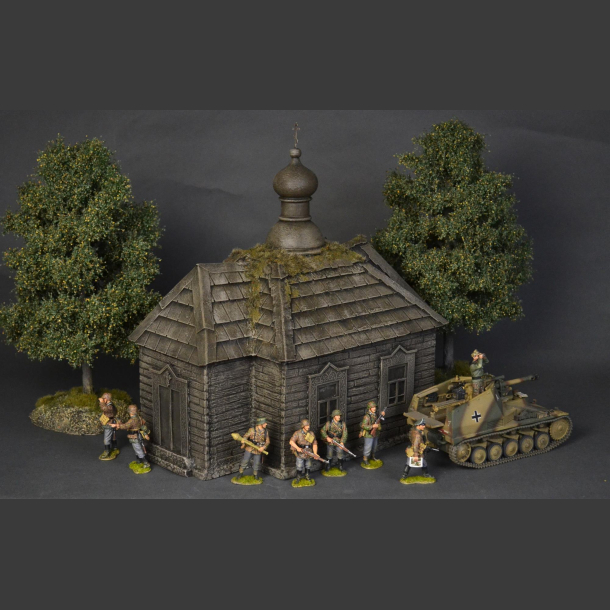 Eastern European wooden church