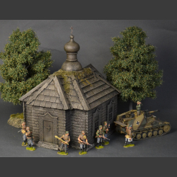 Eastern European wooden church