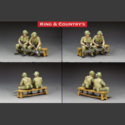Sitting M60 Gun Team