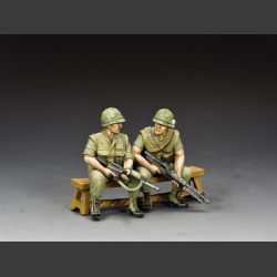 Sitting M60 Gun Team