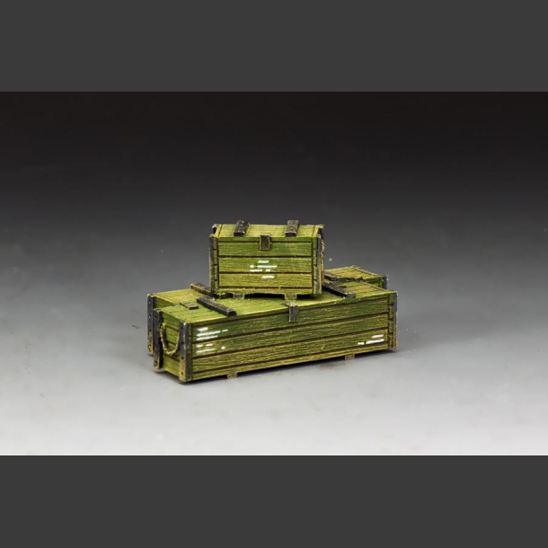 Wooden Ammunition and Weapons Crates (Green)