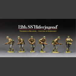 12. SS 'Hitlerjugend' Division - "Advancing with rifle"