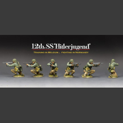 12. SS 'Hitlerjugend' Division - "Kneeling Firing MP40"