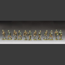 12. SS 'HITLERJUGEND' DIVISION - marching soldiers