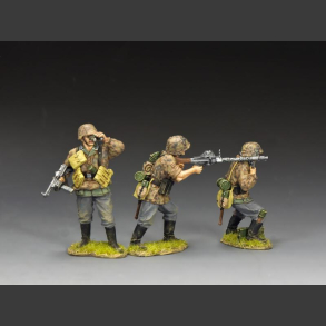 SS Soldiers, MG34 Gun Team
