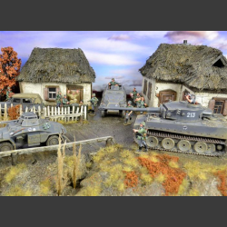 Russian village - diorama 