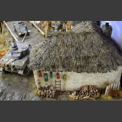 Russian village - diorama 