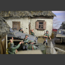 Russian village - diorama 