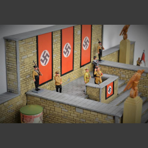 Nazi grandstand seats - diorama 