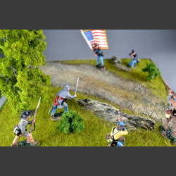 Gravelroad in terrain - diorama 