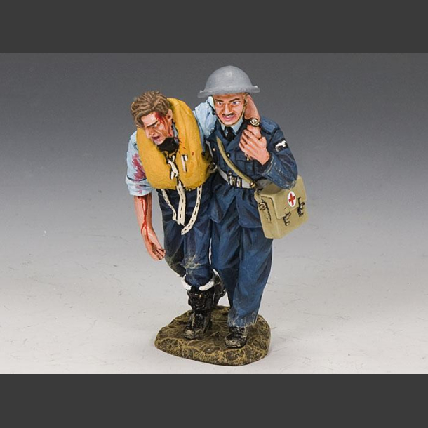 RAF Medic &amp; Wounded Pilot 