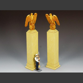 Nazi Eagle on Plinth - Set.  Excl. fig. 